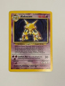 Alakazam 001/102 Base Set Holo NM - Pokemon Card TCG Vintage - Picture 1 of 2