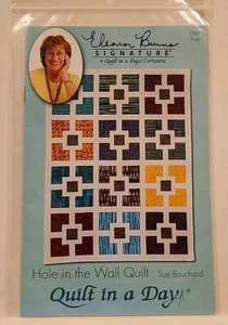 Hole in the Wall Quilt Pattern, Quilt in a Day, Sue Bouchard, 1287 EASY - Bild 1 von 2