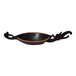 KALIMANTAN BORNEO CEREMONIAL PLATE AGARWOOD? CARVED DRAGON CAYMAN BOWL RARE - Picture 1 of 15