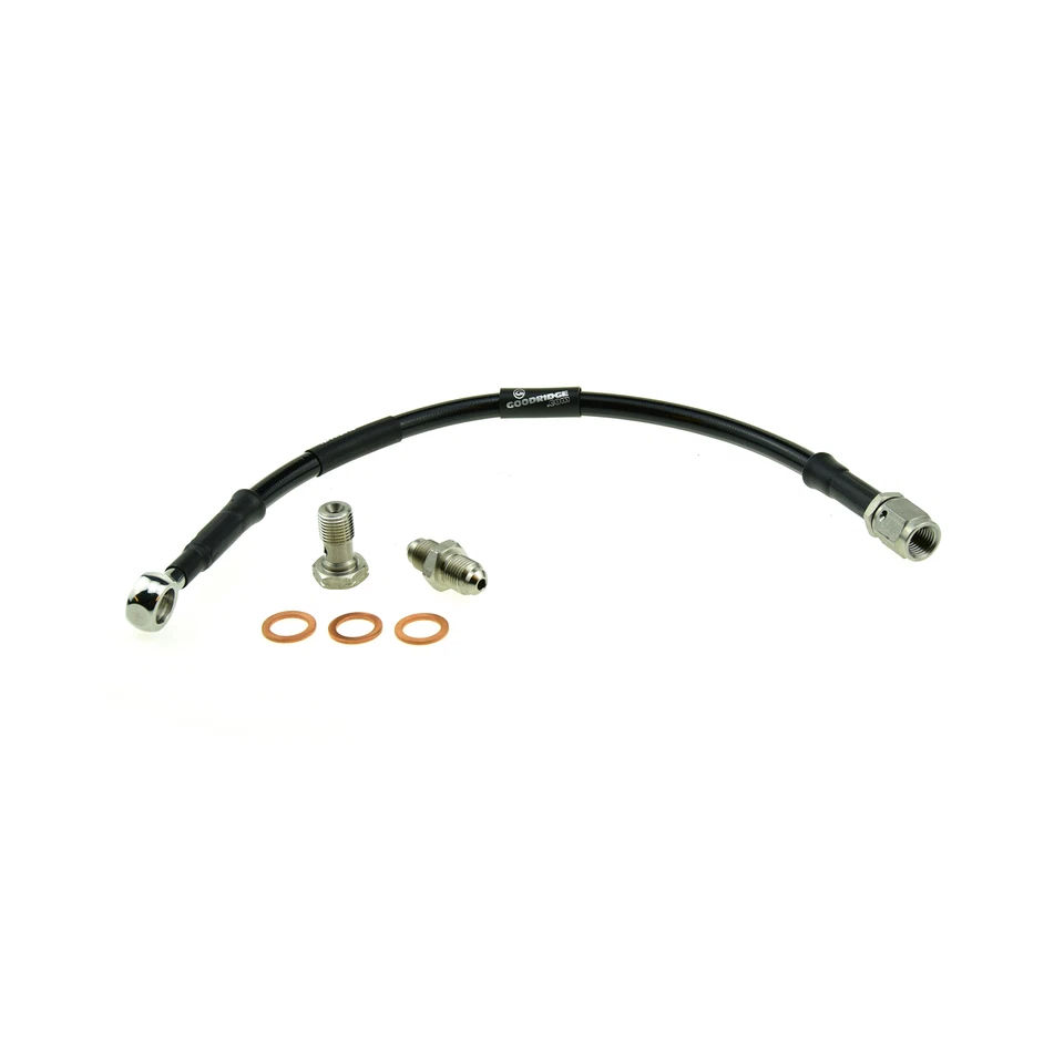 BMW R100RS Acero Inoxidable Goodridge Manguera Freno Superior Negro Foto 1 de 1