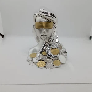 SCULTURA IN ARGENTO 925 DEA BENDATA  ACCA ARGENTERIE AR 449 DB (0190) - Foto 1 di 11