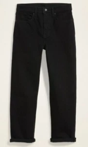 Extra High-Waisted Sky-Hi Straight Black Jeans Size 4 Petite NWT Free Shipping - Picture 1 of 2