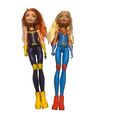 Лот из 2 кукол DC Comics Superhero 12 дюймов девочка-бэтгёрл и суперженщина - Изображение 1 из 3