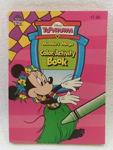 NEW Merrigold Press 1997 Toontown Minnie's MEGA Color & Activity Book VTG HAWAII - Bild 1 von 12