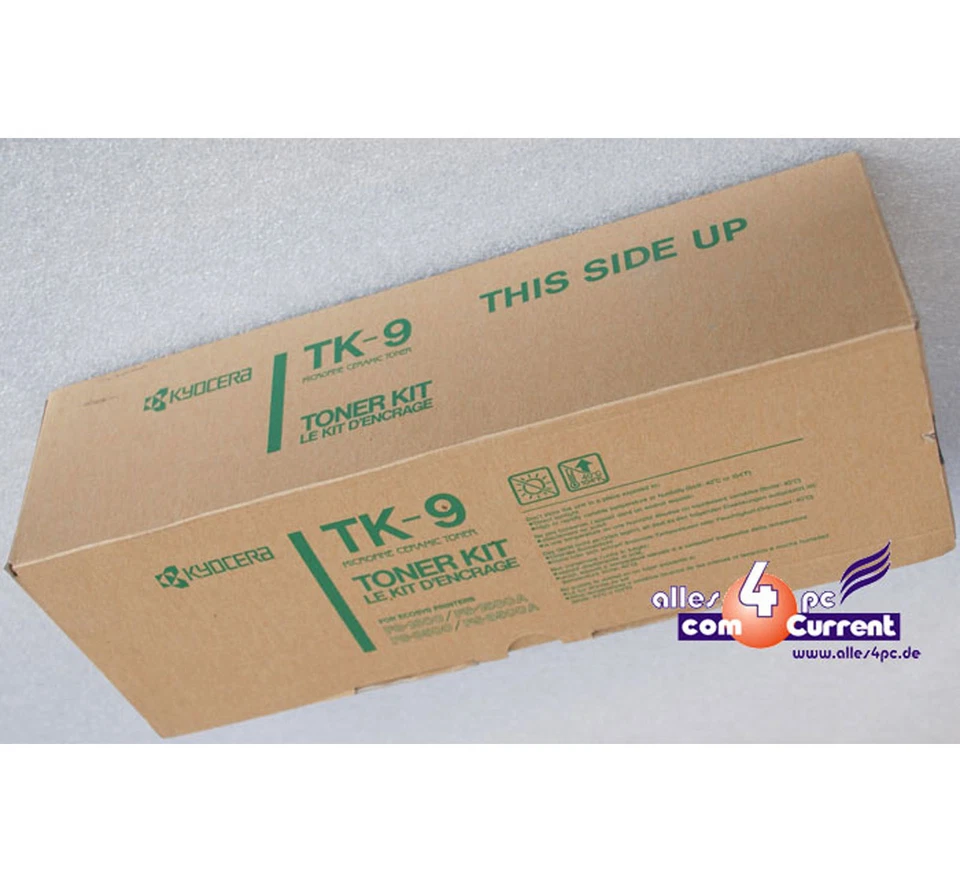 Toner para cartuchos Kyocera TK-9 FS1500 FS1500A FS3500 5000 folhas 5% dez - Imagem 1 de 1