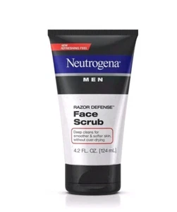 NEW Neutrogena Men Exfoliating Razor Defense Daily Shave Face Scrub Conditioning - Picture 1 of 2