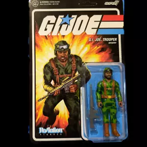 GI Joe 💥GI Trooper Infantry - (B) Beard Action Figure 3.75" Super7 ReAction - Picture 1 of 1