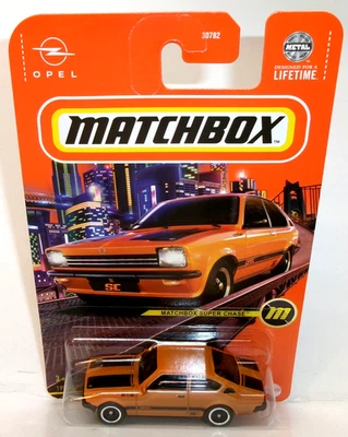 2024 MATCHBOX 1:64 MBX SUPER CHASE ORANGE 1975 OPEL KADETT COUPE - Image 1 of 4