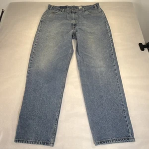 Levis 550 Vintage Jeans Men 42x32 Relaxed Fit Straight  Light Wash Orange Tag - Picture 1 of 10