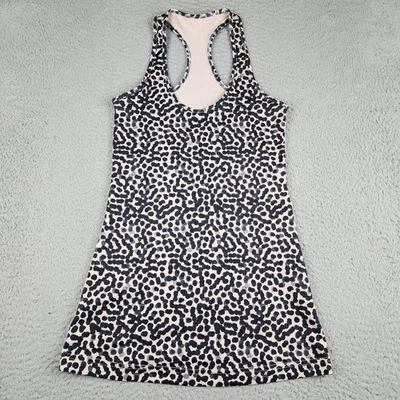 Lululemon Tank Top Womens 0 Black Polka Dot Running Yoga Athleisure Jogging - Image 1 of 4