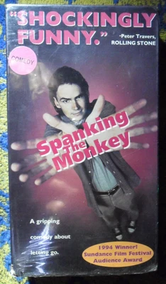 1994 VHS TAPE  SPANKING THE MONKEY JEREMY DAVIES  ORIGINAL NEW LINE HOME VIDEO - Image 1 of 4