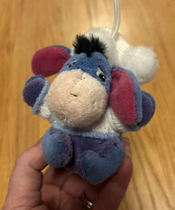 Maglione Eeyore Winnie The Pooh peluche ornamento appendiabiti 3,5" Disney Store - Foto 1 di 5