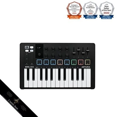 Clavier contrôleur ARTURIA MIDI MiniLab 3 BK BlackJapan neuf - Photo 1/4