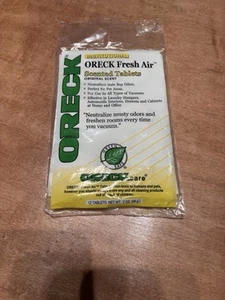 Oreck Profumo Istituzionale Aria Fresca Originale 12 Compresse Neutralizza Odore Sottovuoto - Foto 1 di 2