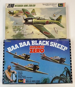 1/32 Revell: A6M5 Zero-Sen & A6M5 "Baa Baa Black Sheep" Zero (2 kits) - Picture 1 of 13