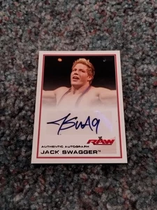 2013 Topps WWE Raw Jack Swagger Auto "The All-American American" - Picture 1 of 2