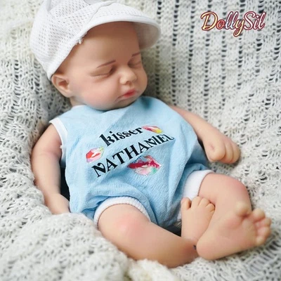 Muñecas bebé renacido realistas hechas a mano muñeca recién nacida de silicona regalo niño real Foto 1 de 4