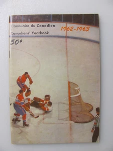 Guía de medios Montreal Canadiens 1962-63, anuario - Imagen 1 de 2