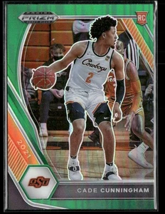 2021 Panini Prizm Draft Picks #1 Cade Cunningham Green - Picture 1 of 2