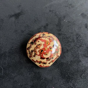 Tsugaru Lacquer Brooch Vintage - Picture 1 of 5