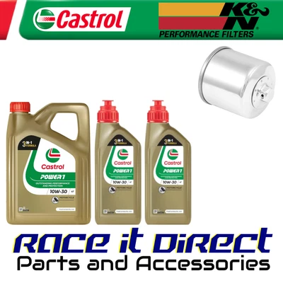 Service Kit for Honda GL1800 Gold Wing Tour DCT 2018-2020 Chrome Castrol & K&N - Image 1 of 4