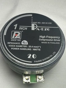 P Audio PA D26S Compression Screw-On Driver 4 ohm - Picture 1 of 8