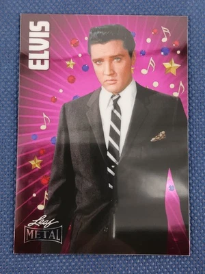 2024 Leaf Metal Elvis Presley Icons Collection #49 2/2 Purple Stars NM - Image 1 of 2
