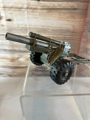 Vintage Marx Lumar Green Howitzer Firing Cannon Special Forces Plastic Toy - Image 1 of 4