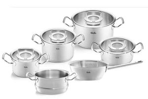 Fissler Profi Collection Edelstahl-Kochtopfset 6-teilig 15 Jahre Garantie NEU - Bild 1 von 4