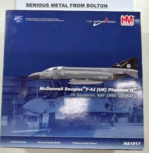 * HOBBY MASTER AIR POWER SERIES HA1917 MCDONALD DOUGLAS F-4J (UK) PHANTOM 1:72** - Picture 1 of 3