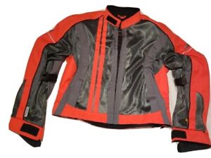 OLYMPIA MOTO SPORTS 108153 Women’s Size L Motorcycle Jacket W/ Full Armor LkNew