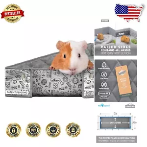 Leak-Proof Guinea Pig Cage Liners with Edge Protection for Clean Habitats - Picture 1 of 8