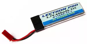 New Lectron Pro 3.7 volt 600mAh 35C LiPo Battery For Blade 120 SR - Bild 1 von 1