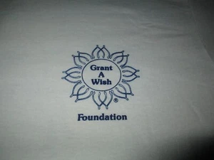GRANT MAKE A WISH FOUNDATION LOCAL CHARITY BONES FLOWERS WHITE T-SHIRT-XL-NEW - Picture 1 of 6