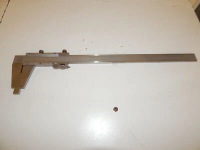 ^^ FOWLER VERNIER CALIPER 0-12" 3" JAWS (QBE55) - Image 1 of 4