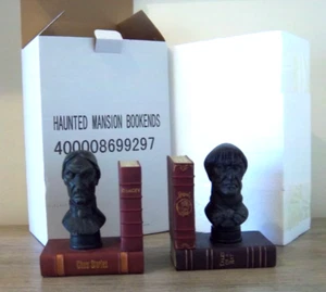 Disney Haunted Mansion Bookends Pair - Disney Parks Limited Release w/ orig pkg - Picture 1 of 6