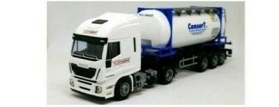 AWM 53758 - Iveco Stralis Euro 6 HiWay 'VDS' con container ConserT  HO 1:87 - Immagine 1 di 4