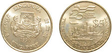 SINGAPORE 1990 5 Dollars Aluminium-bronze BU 15.6g