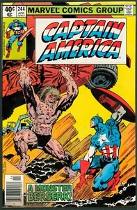 Captain America 244 VG+ 4.5 Marvel 1980 - Picture 1 of 3