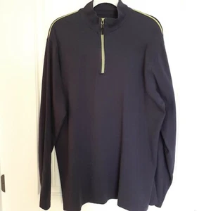 Eddie Bauer Men's Performance Systems Long Sleeve 1/4 Zip Blue Size L Tall - Picture 1 of 8