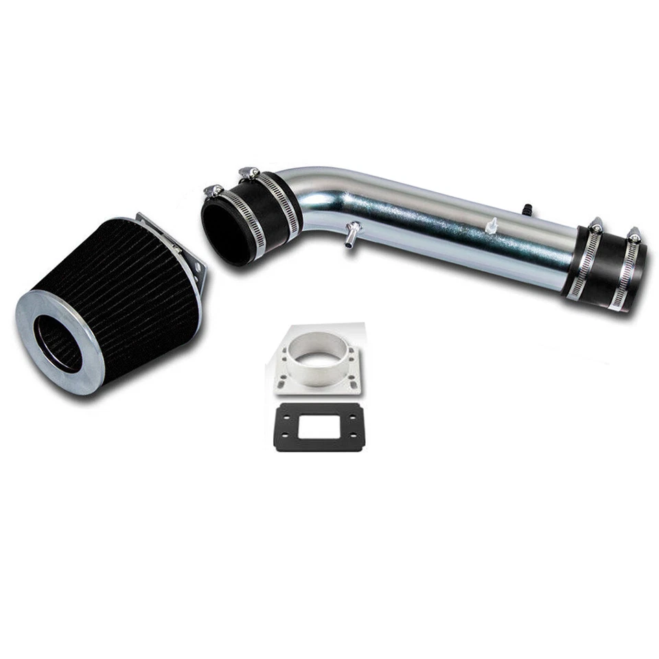 BLACK short Ram Air intake kit & filter for 1995-1999 4Runner Tacoma 2.7L L4 - Image 1 of 1