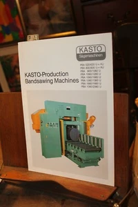Vintage Tool Brochure KASTO Production Bandsawing Machines  - Picture 1 of 3