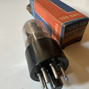Vintage Tung-Sol 6AQ7GT Tube Nos Tested - Picture 1 of 3