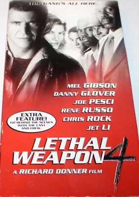 Lethal Weapon 4 (VHS, 1999, Collectors Edition) Mel Gibson, Danny Glover - Image 1 of 3