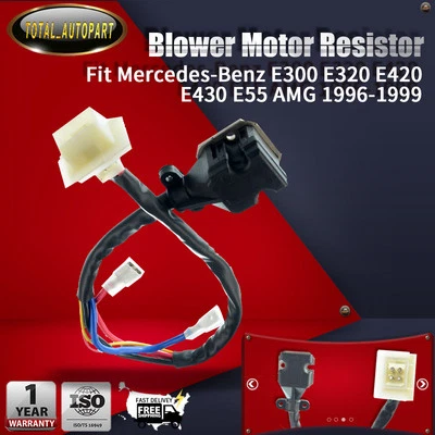 HVAC Blower Motor Resistor for Mercedes-Benz E300 E320 E420 E430 E55 AMG 96-99 - Image 1 of 4