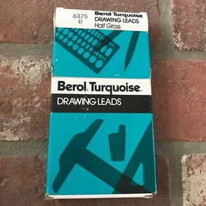 Berol Turquoise Drawing Leads 6375 Half Gross New old Stock - Picture 1 of 5