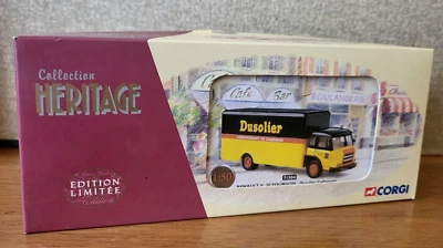 1/50 Saviem JL20 fourgon Dusolier Calberson 1958 -1964 Corgi Heritage 71504 Neuf - Photo 1/4