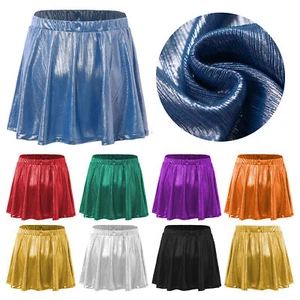 Kids Girls Pleated Cheerleading Dance School Skirts Party Miniskirt Tennis Show - Picture 1 of 70