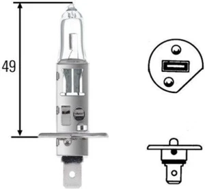 HELLA Glühleuchte 12V H1 P14,5s 8GH 002 089-153 - Bild 1 von 2