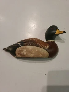 VTG Wood/Resin Duck Decoy Wall Decor Hanging Plaque Mallard Folklore Collection - Picture 1 of 7